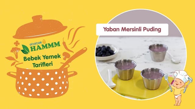 Yaban Mersinli Puding | Bebek Yemek Tarifleri | Hammm Vakti image