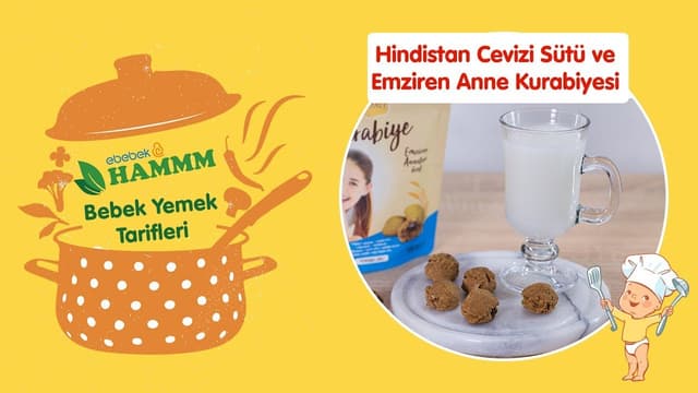 Hindistan Cevizi Sütü ve Emziren Anne Kurabiyesi | Bebek Yemek Tarifleri | Hammm Vakti image