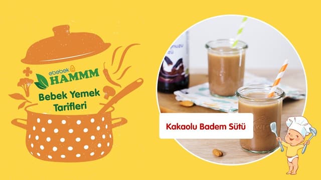 Kakaolu Badem Sütü | Bebek Yemek Tarifleri | Hammm Vakti image