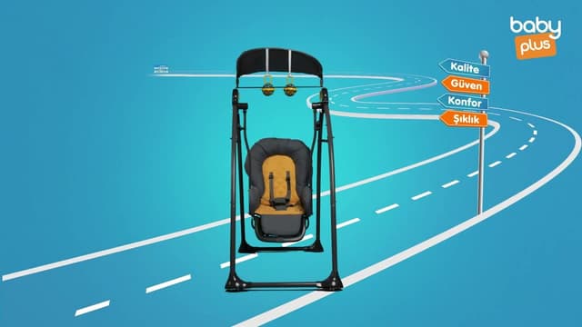 ebebek Kalitesini Takip Et! | baby plus Galaxy Maxi Salıncak image