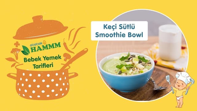 Avokadolu Smoothie Bowl | Bebek Yemek Tarifleri | Hammm Vakti image
