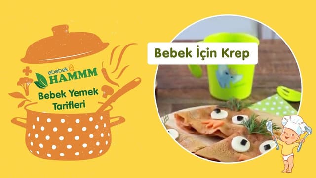 Bebek İçin Krep | Bebek Yemek Tarifleri | Hammm Vakti image