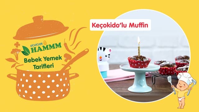 Keçokido'lu Muffin | Bebek Yemek Tarifleri | Hammm Vakti image