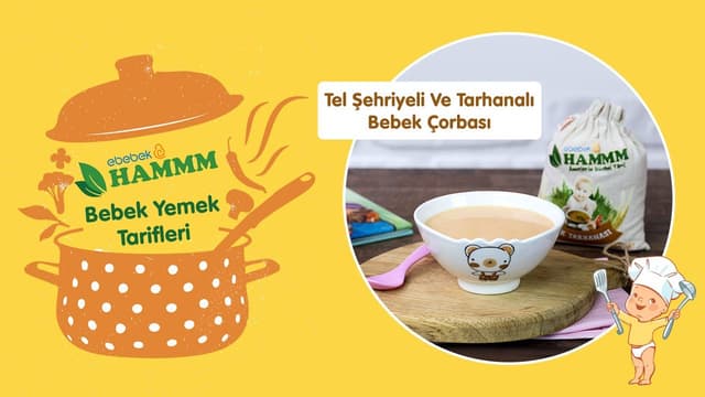Tel Şehriyeli ve Tarhanalı Bebek Çorbası | Bebek Yemek Tarifleri | Hammm Vakti image