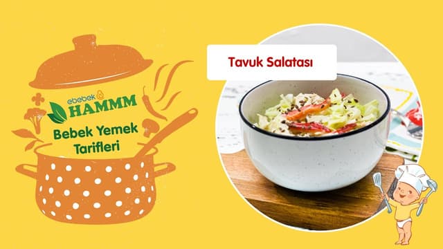 Anneler İçin Tavuk Salatası | Bebek Yemek Tarifleri | Hammm Vakti image