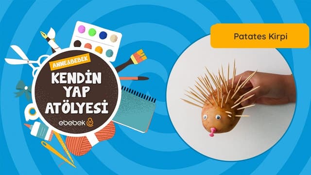 Patates Kirpi - Anne Bebek Kendin Yap Atölyesi image