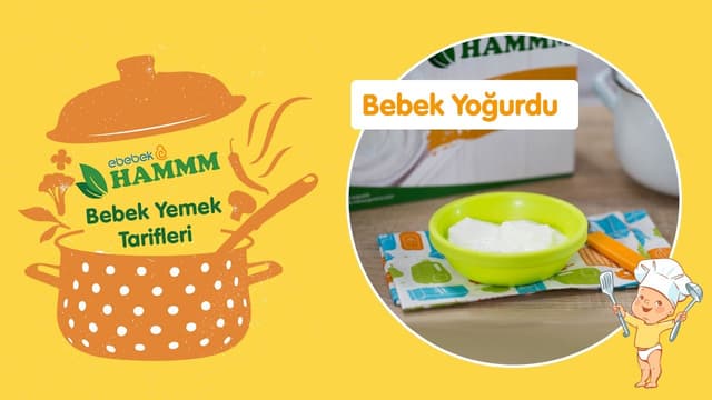 Bebekler İçin Pratik Yoğurt Tarifi | Bebek Yemek Tarifleri | Hammm Vakti image