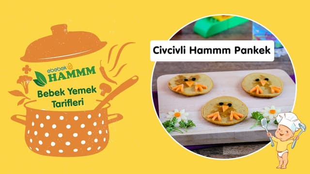 Bebek Yemek Tarifleri | Hammm Vakti | Şekersiz Pankek image