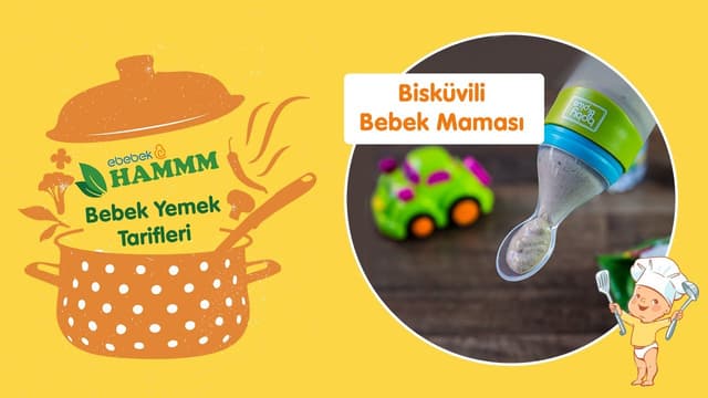 Bisküvili Bebek Maması Tarifi | Bebek Yemek Tarifleri | Hammm Vakti image