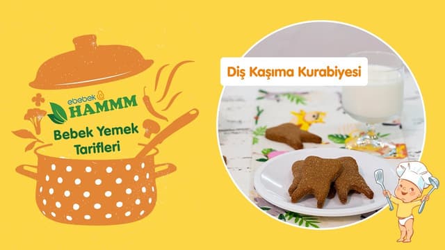 Diş Kaşıma Kurabiyesi | Bebek Yemek Tarifleri | Hammm Vakti image