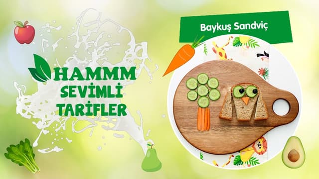 Baykuş Sandviç | HAMMM Sevimli Tarifler image