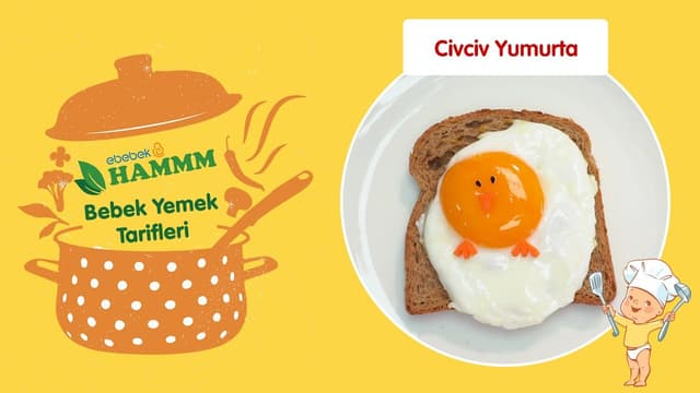 Bebekler İçin Civciv Yumurta | Bebek Yemek Tarifleri | Hammm Vakti image