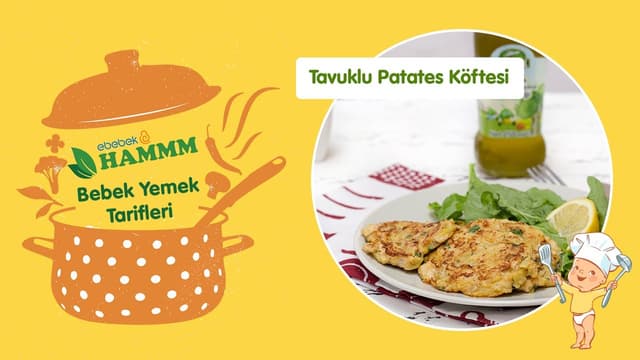 Anneler İçin Tavuklu Patates Köftesi | Bebek Yemek Tarifleri | Hammm Vakti image