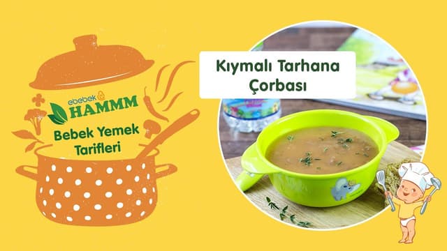 Kıymalı Bebek Tarhana Çorbası | Bebek Yemek Tarifleri | Hammm Vakti image