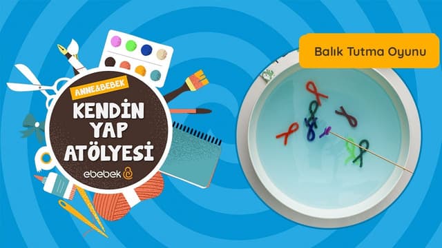 Balık Tutma Oyunu I Anne-Bebek Kendin Yap Atölyesi image
