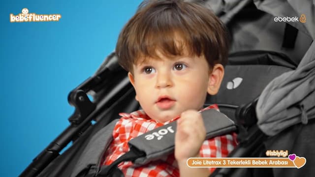 Bebefluencerımız Poyraz'ın Favorisi: Joie Litetrax 3 Tekerlekli Bebek Arabası!💙 image