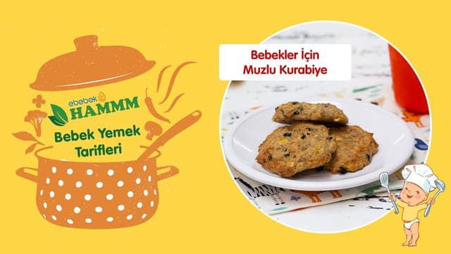 Bebekler İçin Muzlu Kurabiye | Bebek Yemek Tarifleri image