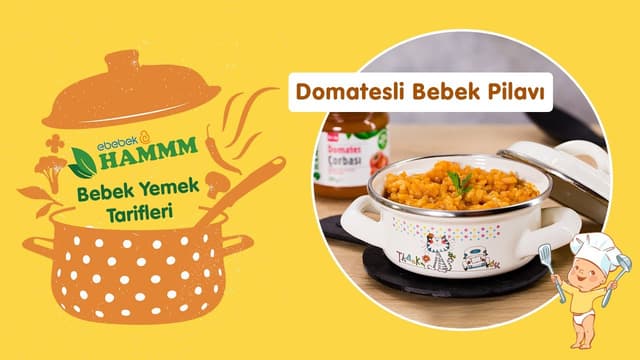 Domatesli Pilav Yaptık! 🍅 | Bebek Yemek Tarifleri | Hammm Vakti image