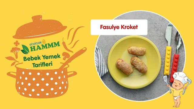 Fasulye Kroket | Bebek Yemek Tarifleri | Hammm Vakti image