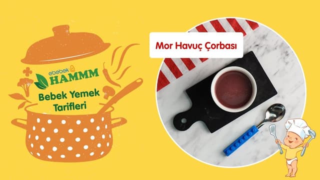 Mor Havuç Çorbası | Bebek Yemek Tarifleri | Hammm Vakti image
