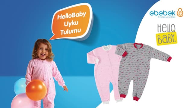HelloBaby Uyku Tulumları sadece ebebek'te! image