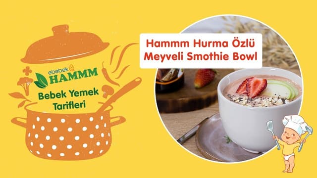 Meyveli Smoothie Bowl | Bebek Yemek Tarifleri | Hammm Vakti image