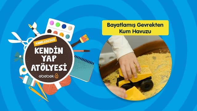Kendin Yap Atölyesi - Bayatlamış Gevrekten Kum Havuzu image