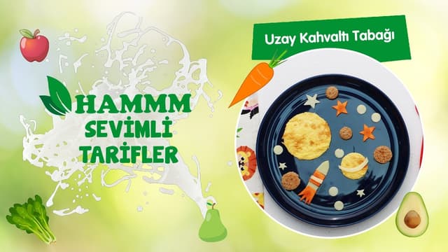 Uzay Kahvaltı Tabağı | HAMMM Sevimli Tarifler image