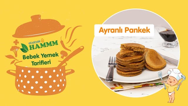 Bebekler İçin Ayranlı Pankek | Bebek Yemek Tarifleri | Hammm Vakti image