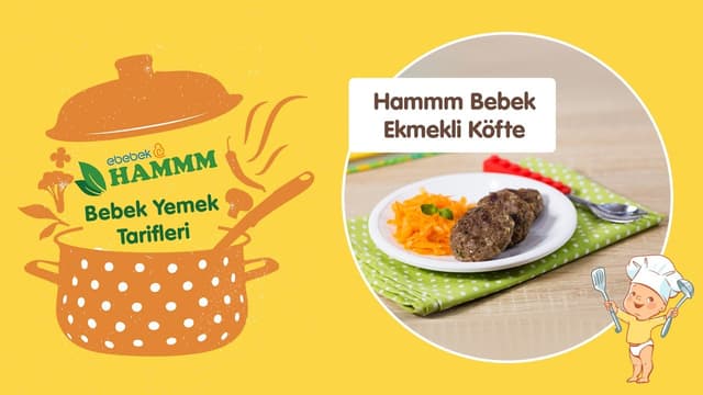 Hammm Bebek Ekmekli Köfte Tarifi | Bebek Yemek Tarifleri | Hammm Vakti image