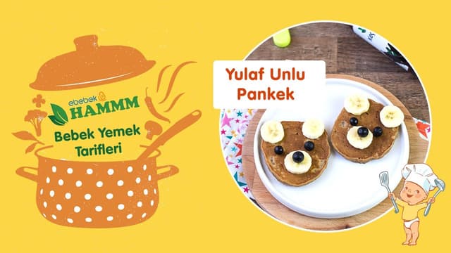 Yulaf Unlu Pankek | Bebek Yemek Tarifleri | Hammm Vakti image