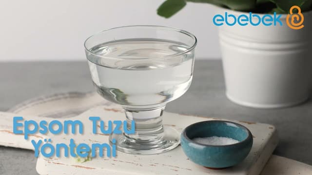 Süt Kabarcığı için Epsom Tuzu Yöntemi