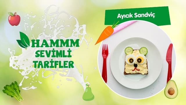 Ayıcık Sandviç | HAMMM Sevimli Tarifler image