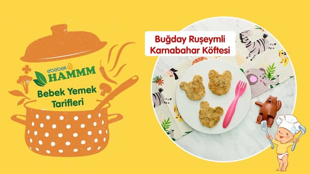 Buğday Ruşeymli Karnabahar Köftesi | Bebek Yemek Tarifleri | Hammm Vakti image