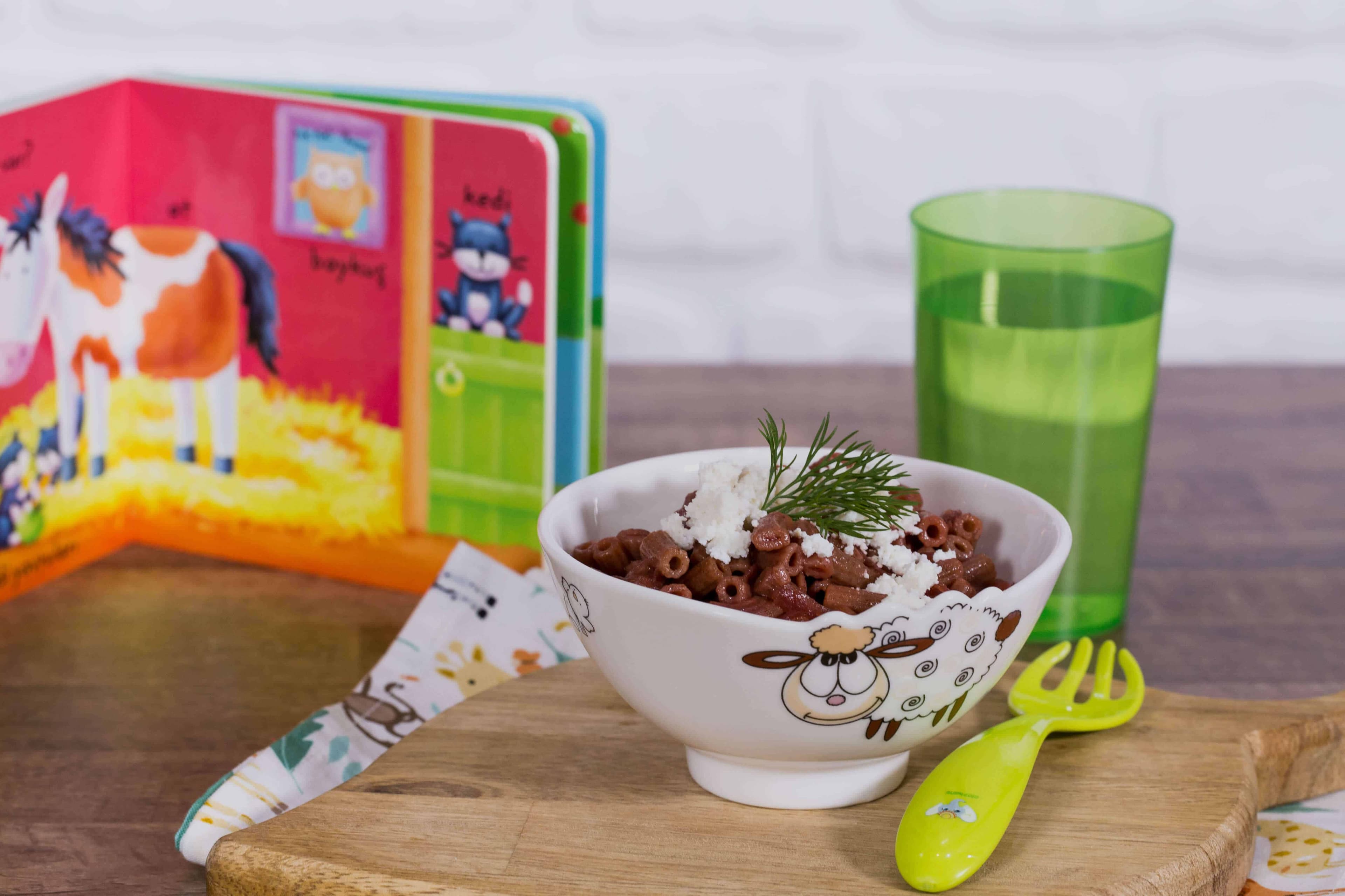 Tam Buğday Unlu Pembe Makarna Tarifi kapak resmi