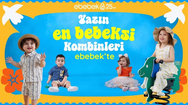 Yazın en bebeksi kombinleri ebebek’te!☀️ image